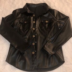 Black pleather jacket